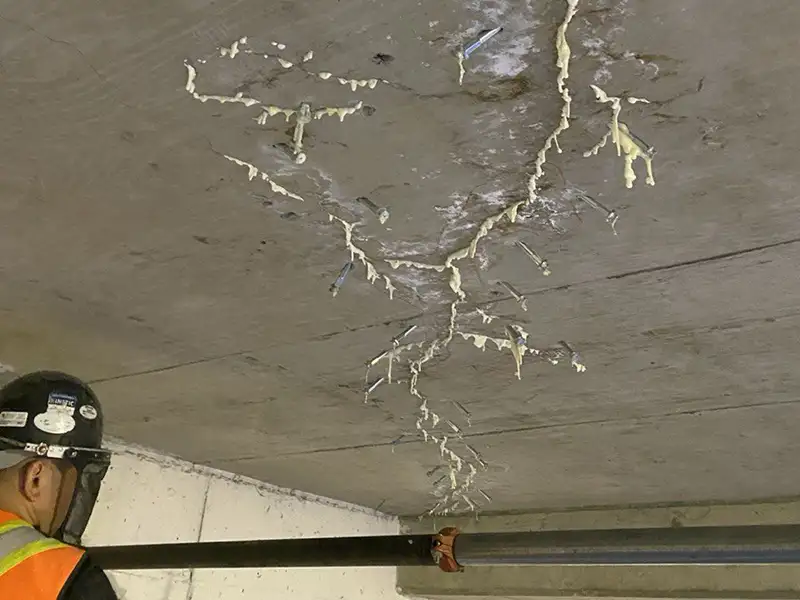 Concrete Creack Repair Waterpoofing Service, Courtenay BC, Canada